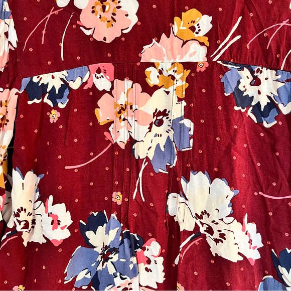 M Old Navy Swing Floral Top - Picture 6 of 9